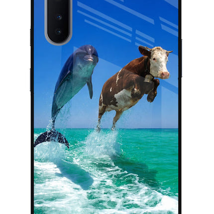 Dolphin vs Cow Oneplus Nord Glass Case