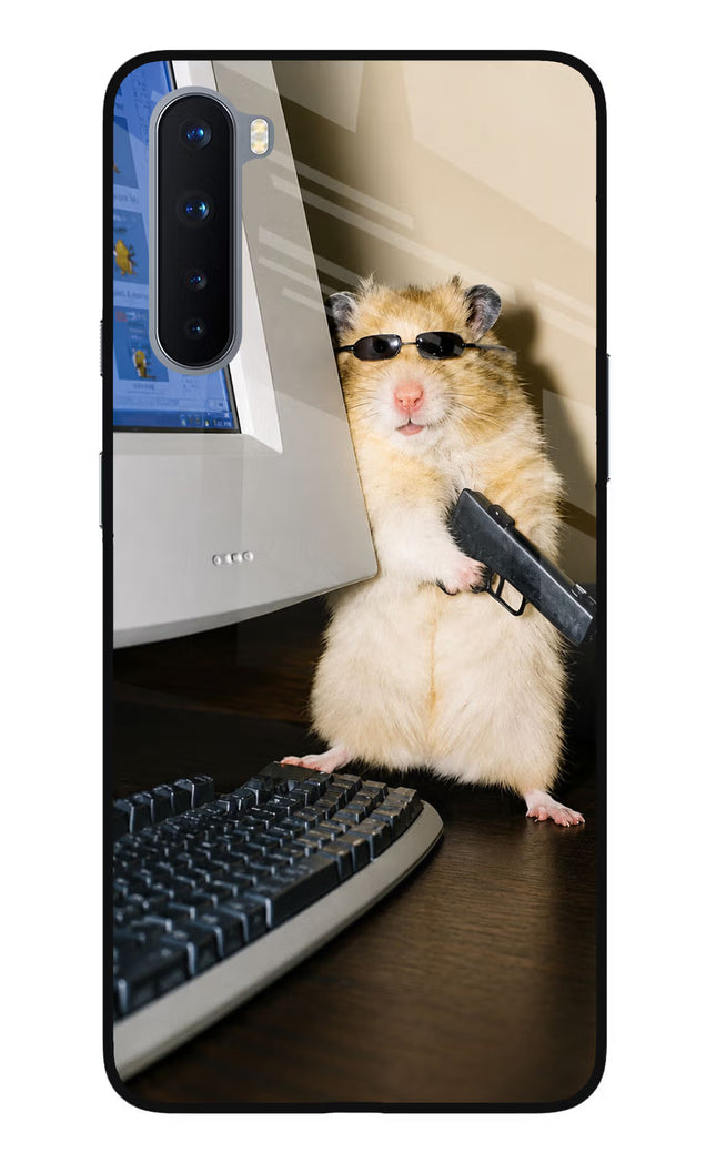 Hacker Hamster Oneplus Nord Glass Case