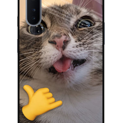 Silly Cat Call Oneplus Nord Glass Case