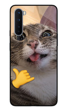 Silly Cat Call Oneplus Nord Glass Case