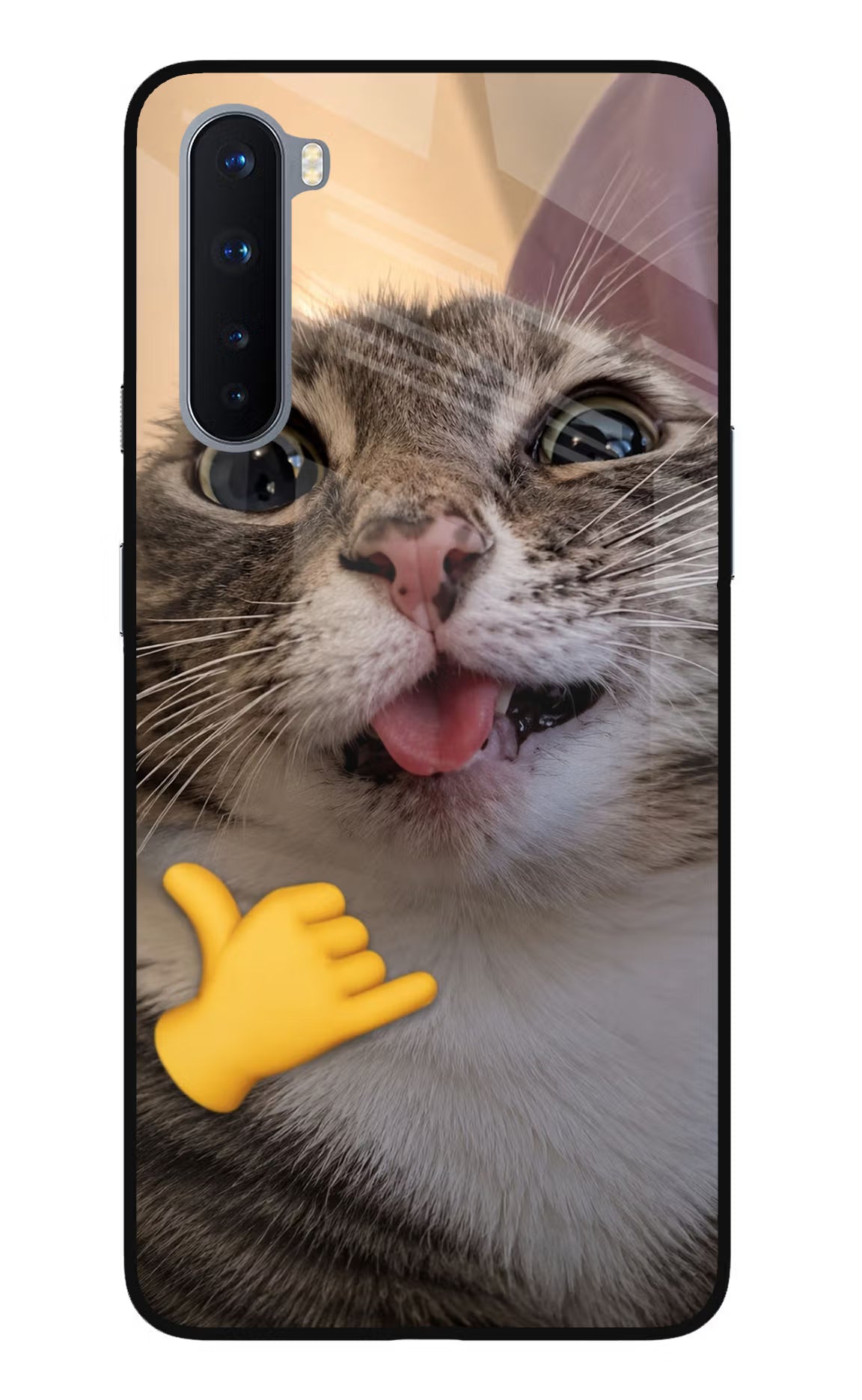 Silly Cat Call Oneplus Nord Glass Case