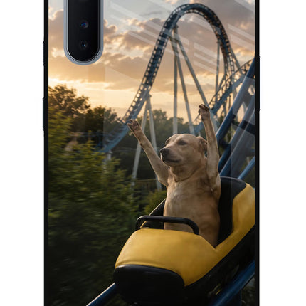 Rollercoaster Dog Oneplus Nord Glass Case