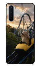 Rollercoaster Dog Oneplus Nord Glass Case