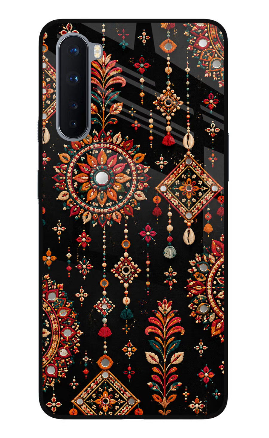 Boho Noir Oneplus Nord Back Cover, Glass case