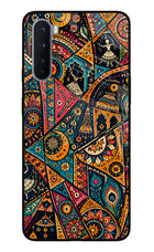 Folk Print Oneplus Nord Glass Case