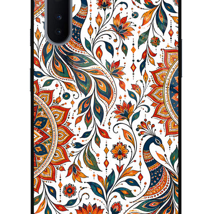 White Mayura Oneplus Nord Glass Case