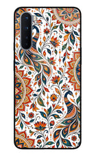 White Mayura Oneplus Nord Glass Case