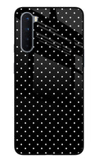White Dots Oneplus Nord Glass Case