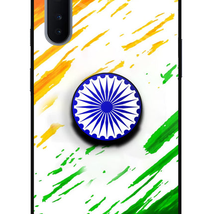 Indian Flag Ashoka Chakra Oneplus Nord Glass Case