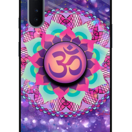 Om Purple Oneplus Nord Glass Case