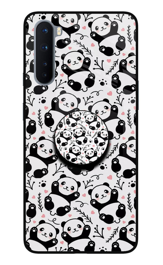 Cute Panda Oneplus Nord Glass Case