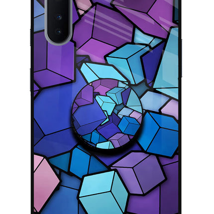 Cubic Abstract Oneplus Nord Glass Case