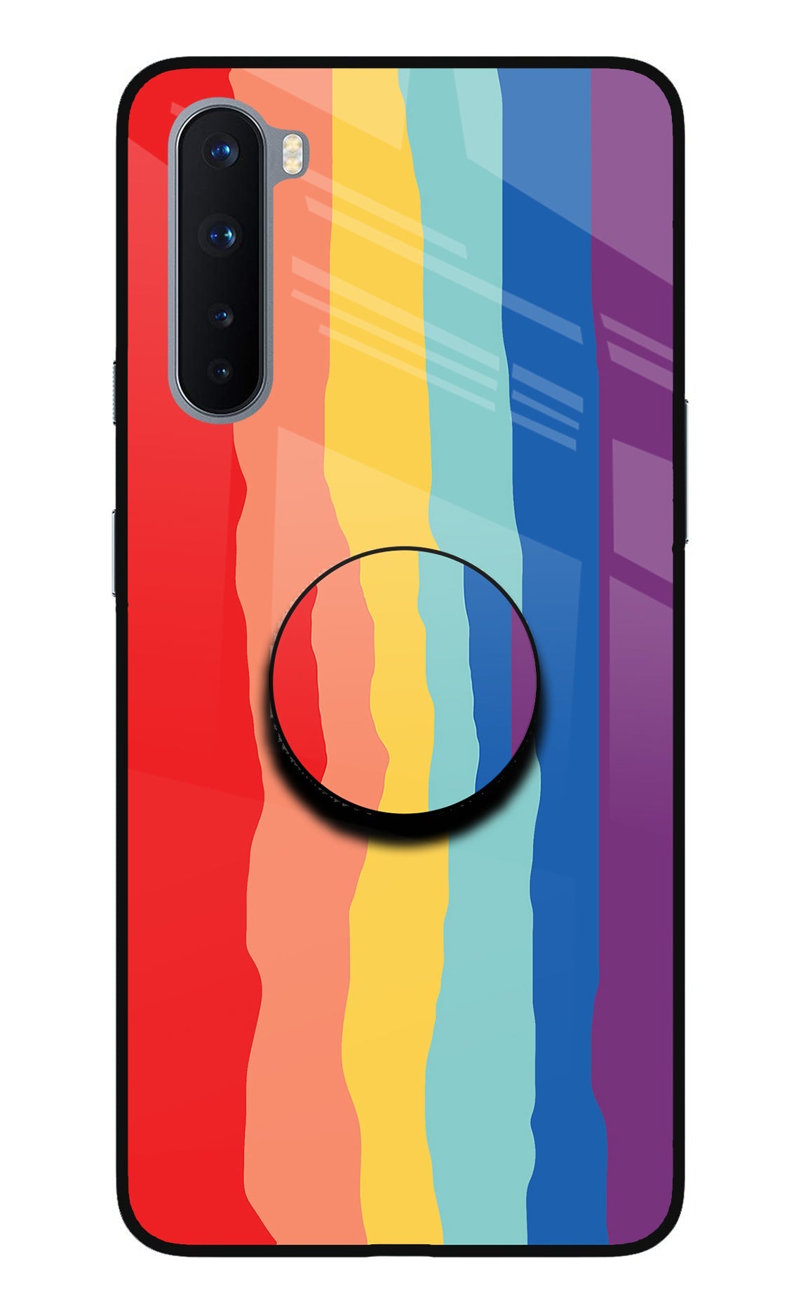 Rainbow Oneplus Nord Glass Case