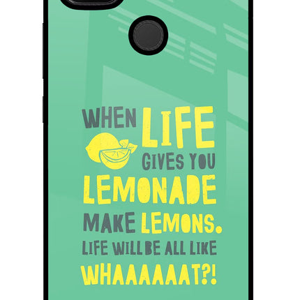 Quote Redmi 9 Glass Case