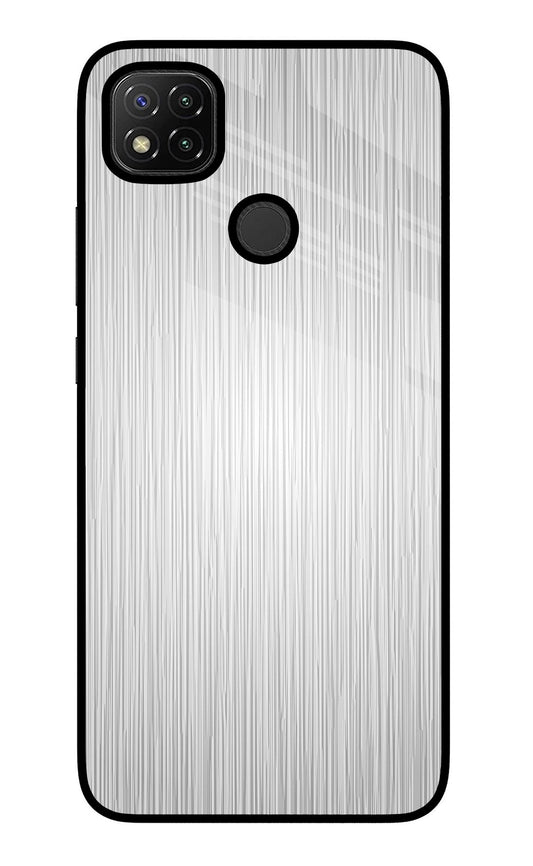 Wooden Grey Texture Redmi 9 Glass Case