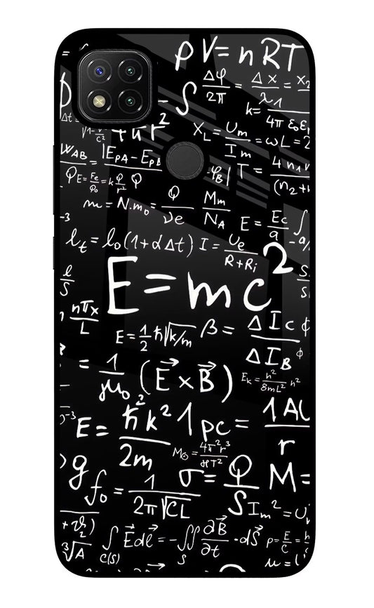 Physics Formula Redmi 9 Glass Case