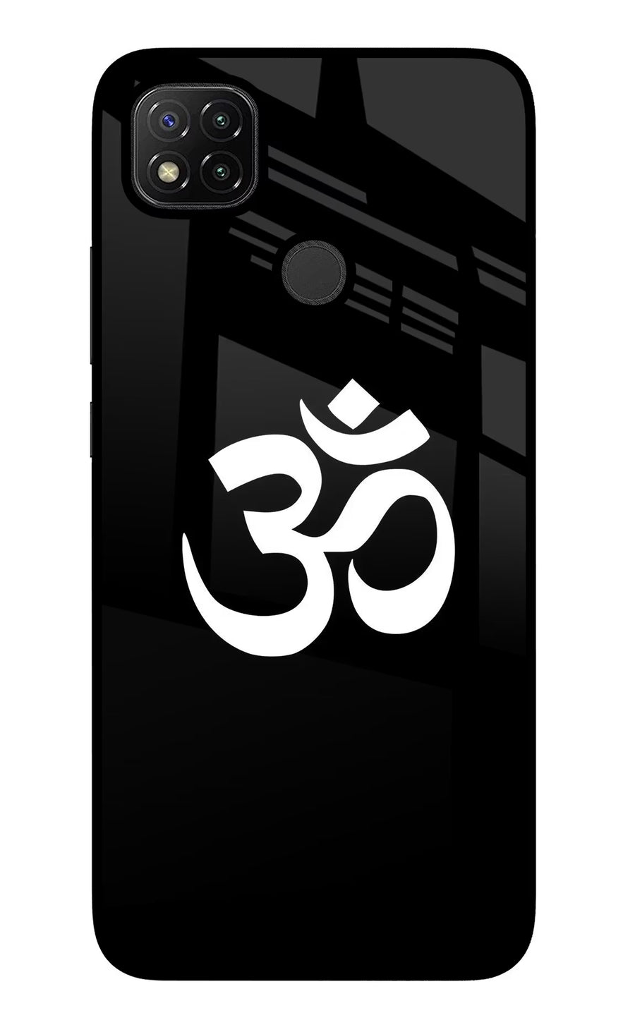 Om Redmi 9 Back Cover, Glass case