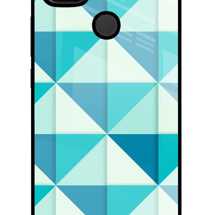 Abstract Redmi 9 Glass Case