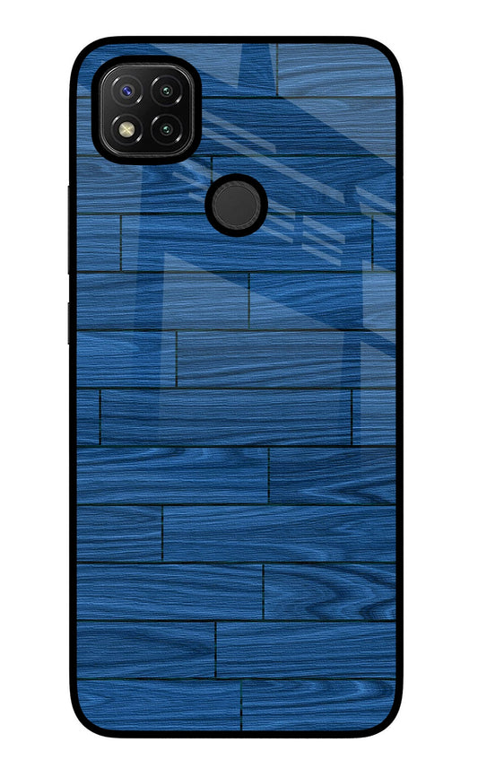 Wooden Texture Redmi 9 Glass Case