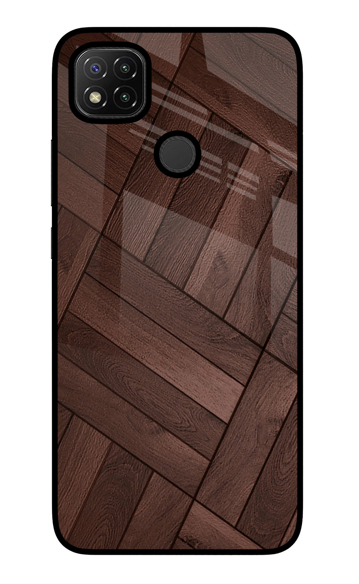 Wooden Texture Design Redmi 9 Back Cover