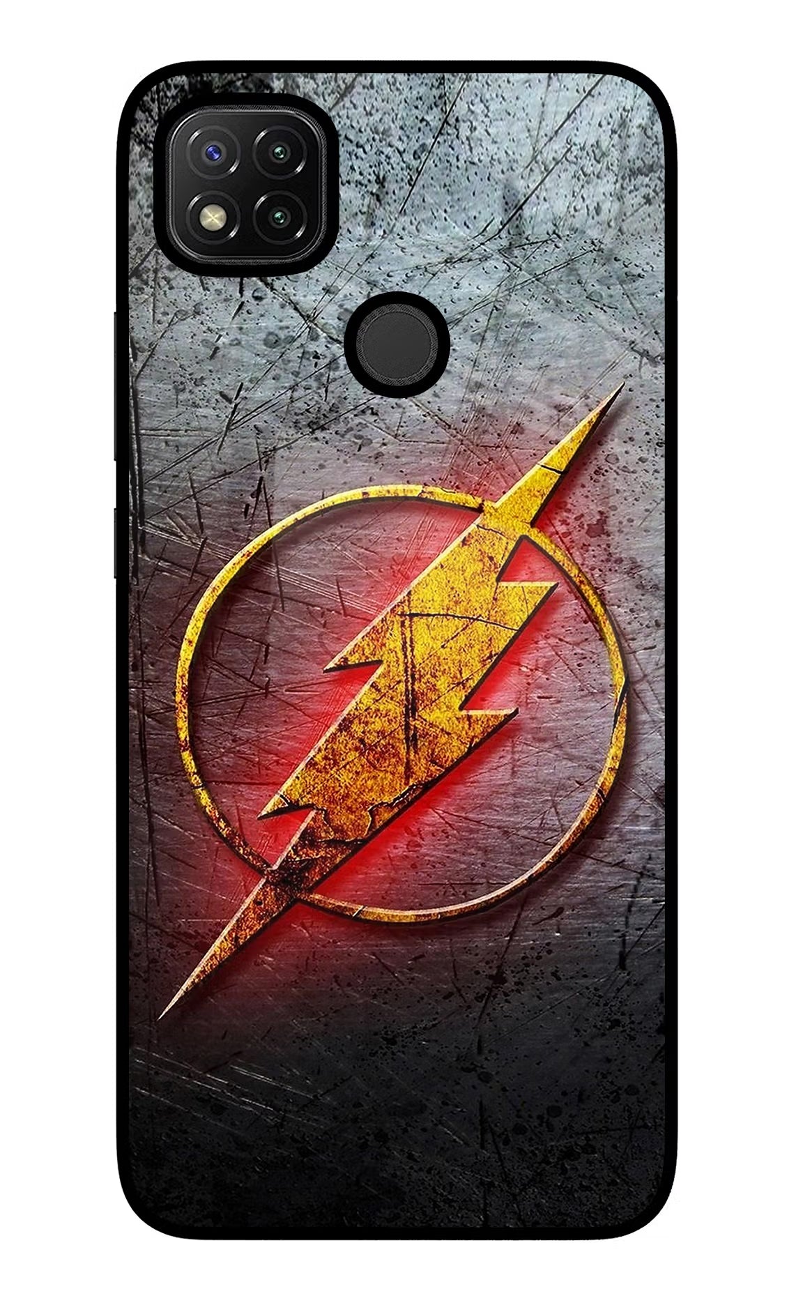 Flash Redmi 9 Glass Case Back Cover by Casekaro