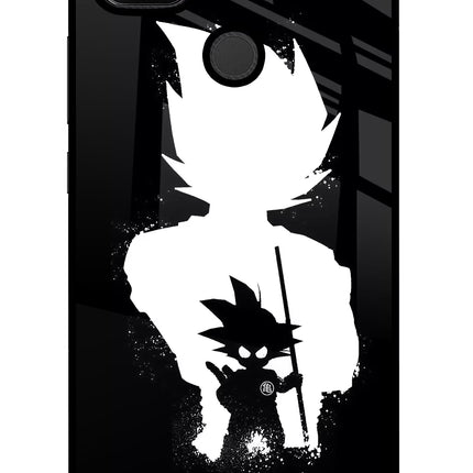 Goku Shadow Redmi 9 Glass Case