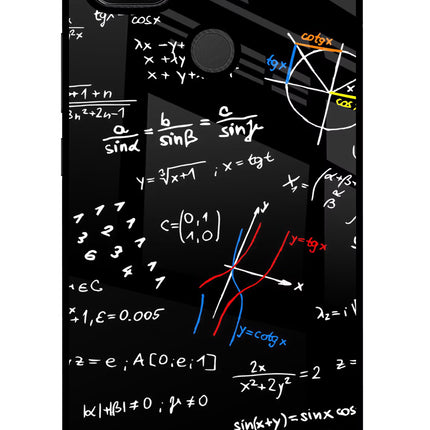 Mathematics Formula Redmi 9 Glass Case