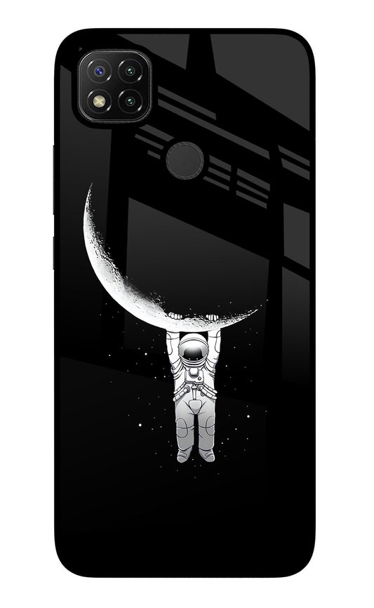 Moon Space Redmi 9 Glass Case