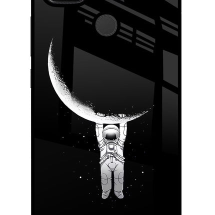 Moon Space Redmi 9 Glass Case