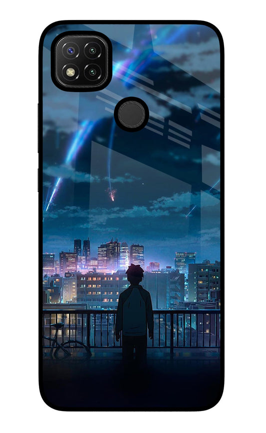 Anime Redmi 9 Glass Case