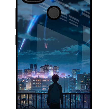 Anime Redmi 9 Glass Case
