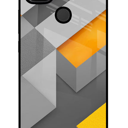 Abstract Redmi 9 Glass Case