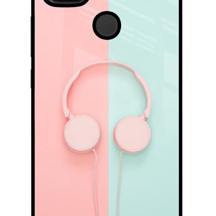 Music Lover Redmi 9 Glass Case Back Cover by Casekaro