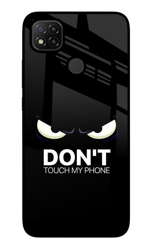 Don'T Touch My Phone Redmi 9 Glass Case