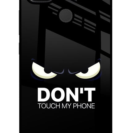 Don'T Touch My Phone Redmi 9 Glass Case