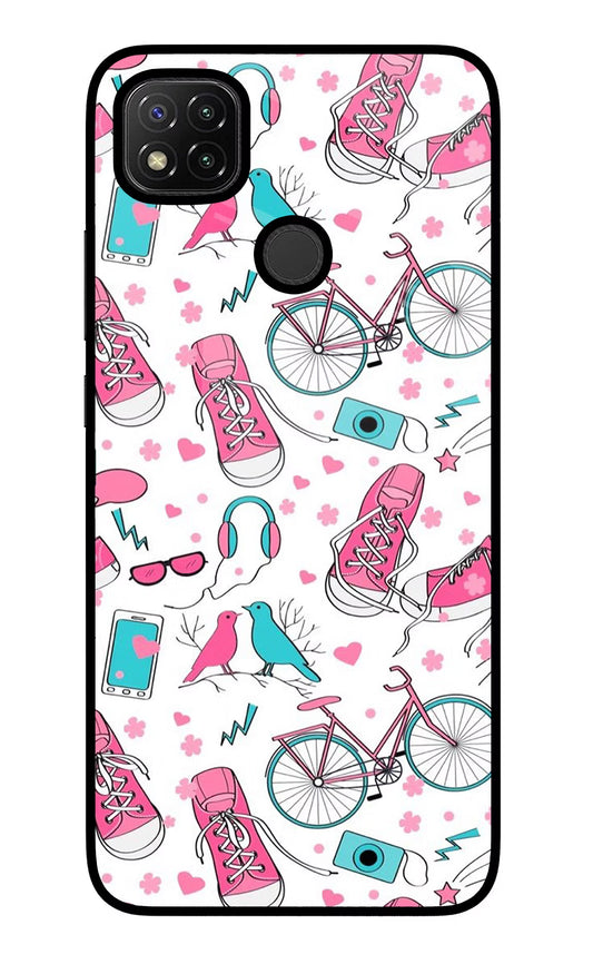 Artwork Redmi 9 Glass Case