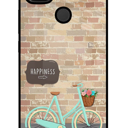 Happiness Artwork Redmi 9 Glass Case