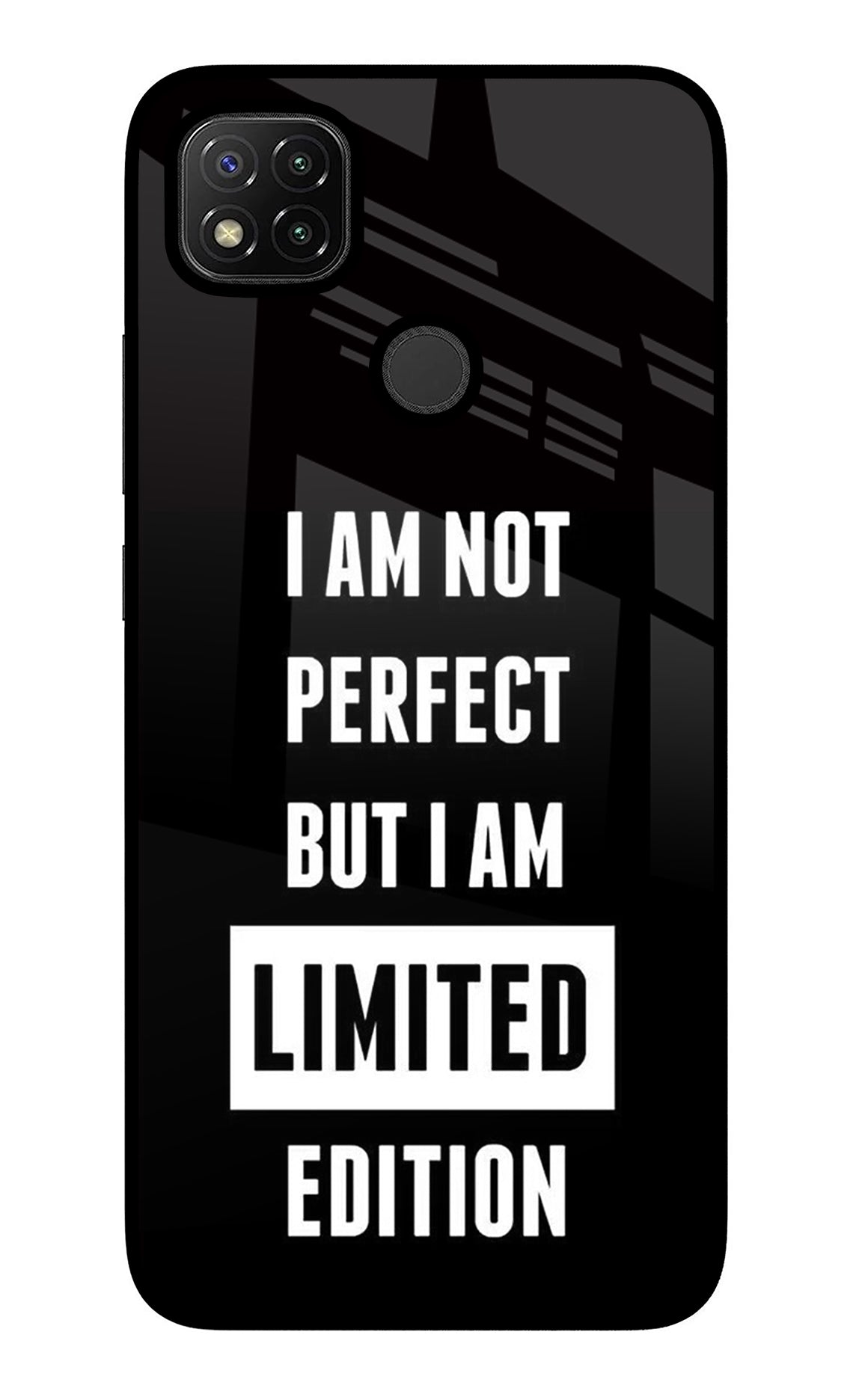 I Am Not Perfect But I Am Limited Edition Redmi 9 Back Cover