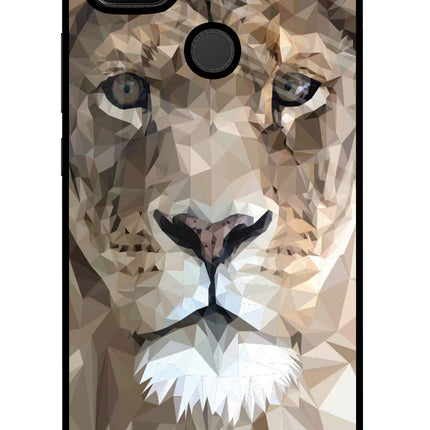 Lion Art Redmi 9 Glass Case