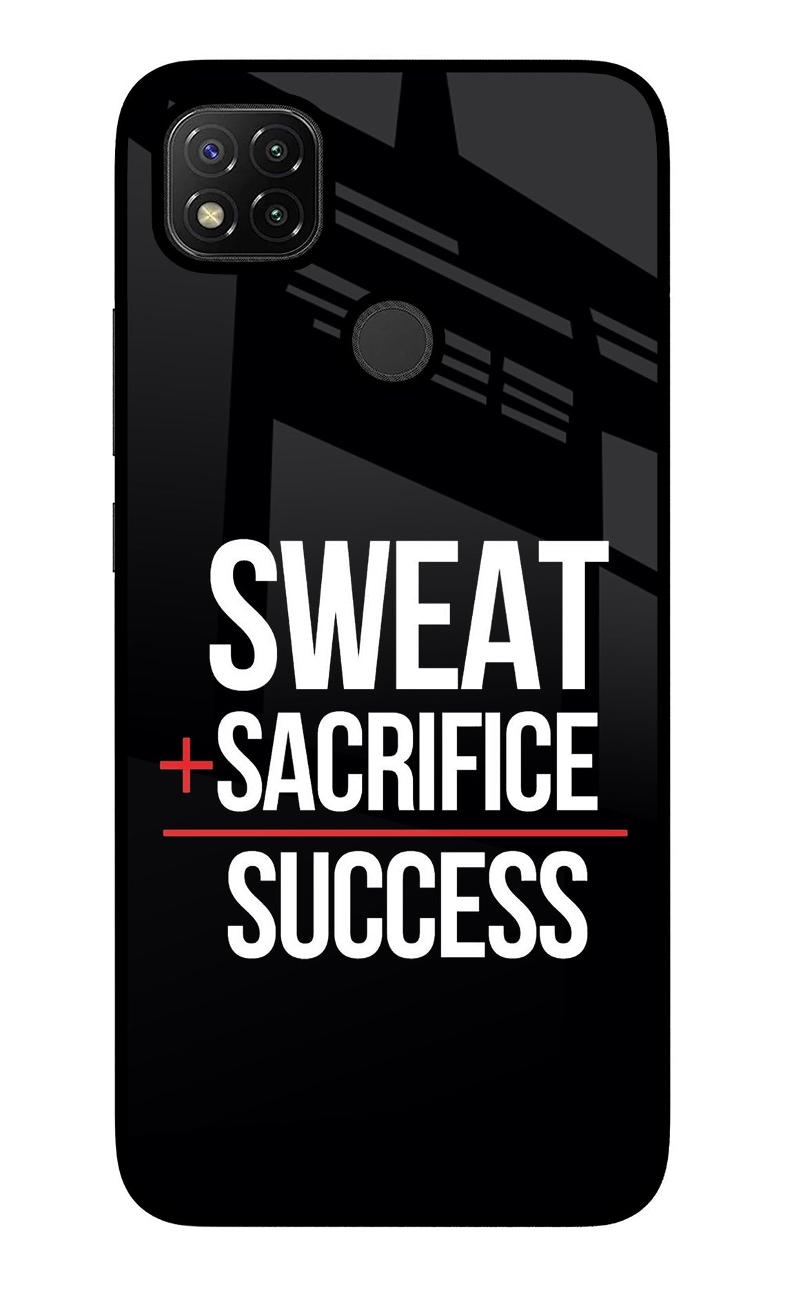 Sweat Sacrifice Success Redmi 9 Back Cover