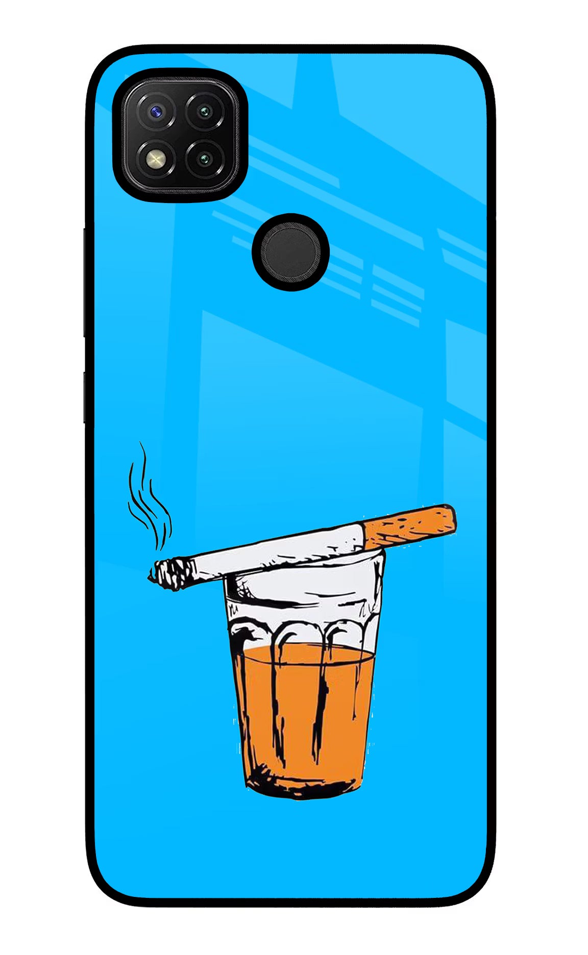 Chai Sutta Redmi 9 Glass Case