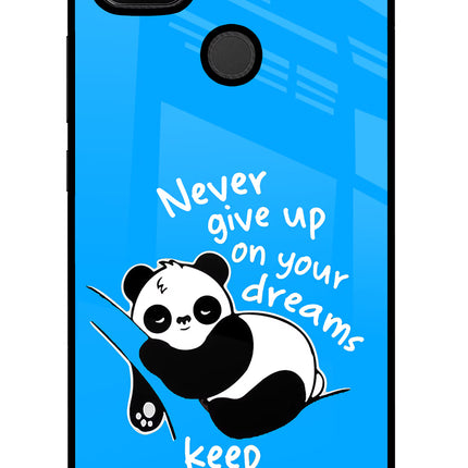 Keep Sleeping Redmi 9 Glass Case