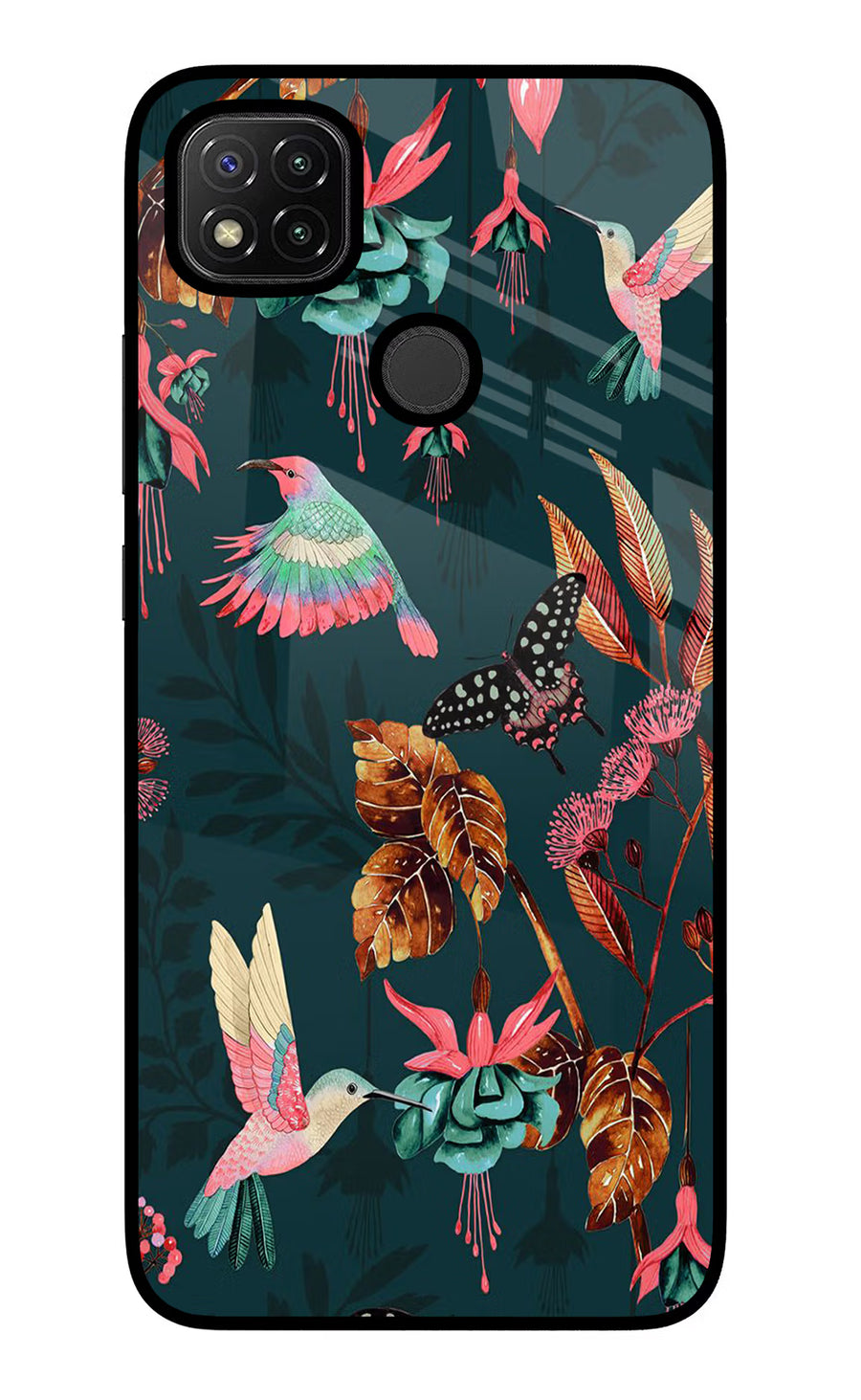 Birds Redmi 9 Back Cover, Glass case