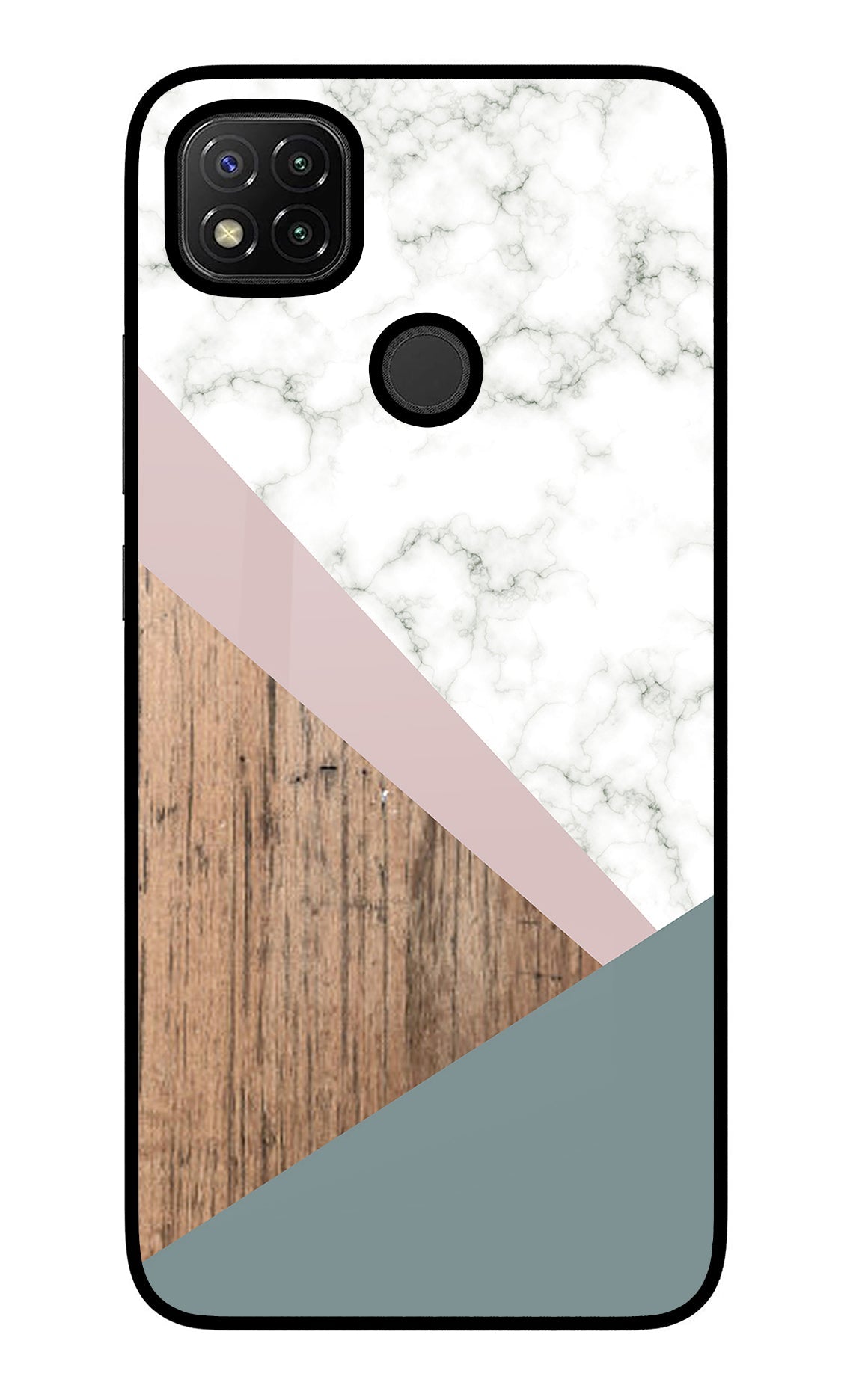 Marble wood Abstract Redmi 9 Back Cover