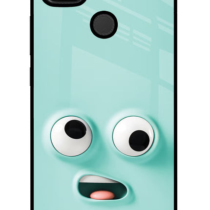 Funny Cartoon Redmi 9 Glass Case Back Cover by Casekaro