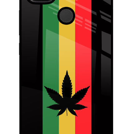Weed Flag Redmi 9 Glass Case