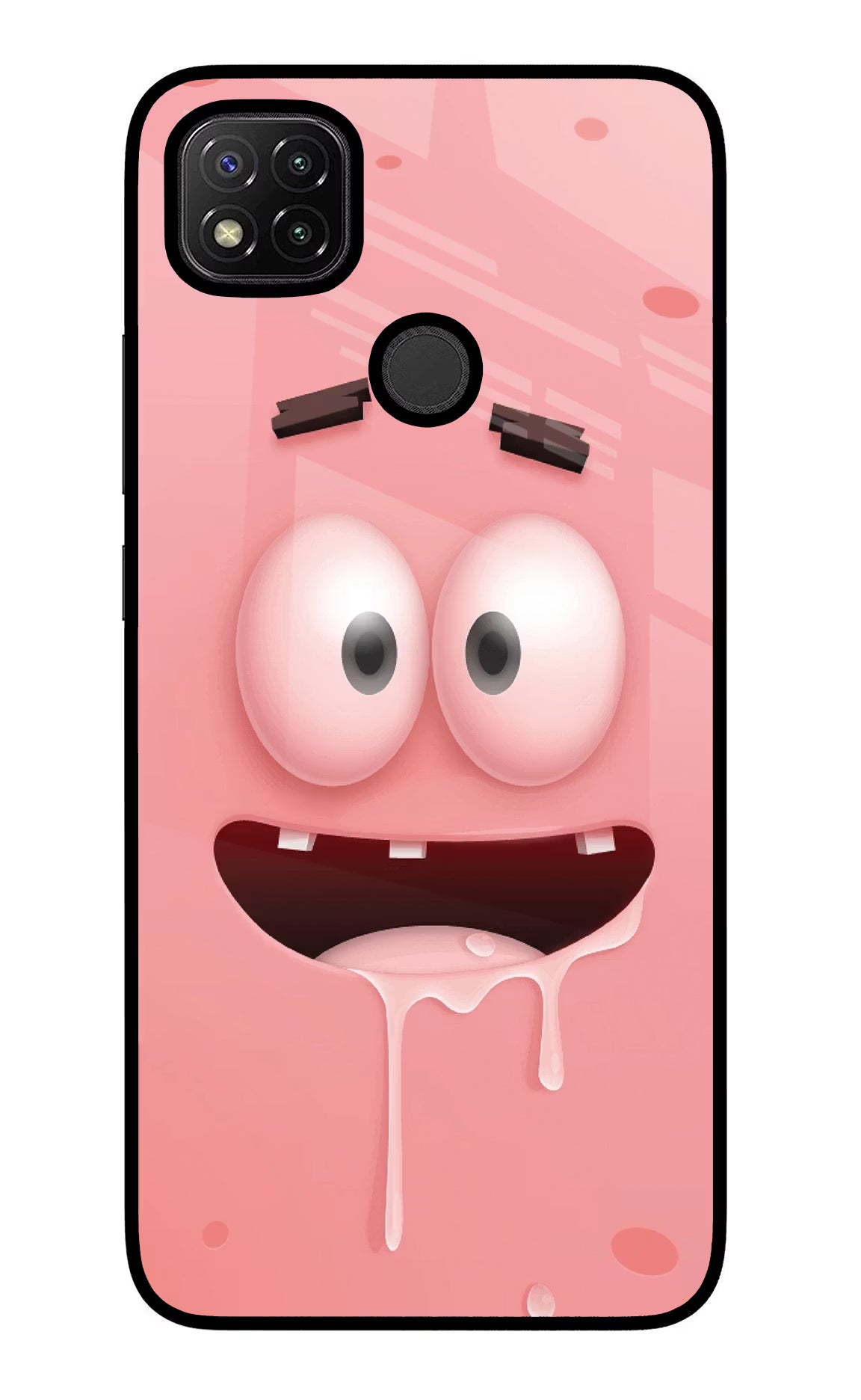 Sponge 2 Redmi 9 Glass Case Back Cover by Casekaro