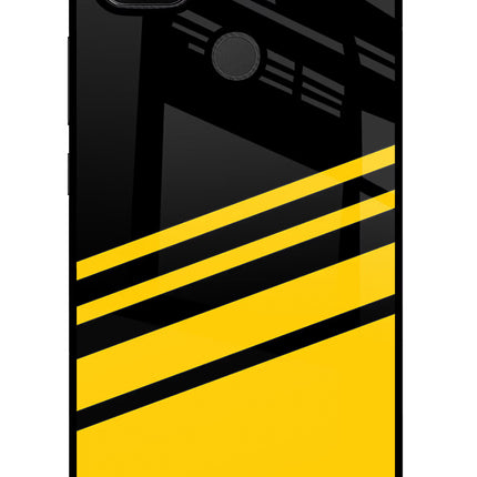 Yellow Shades Redmi 9 Glass Case