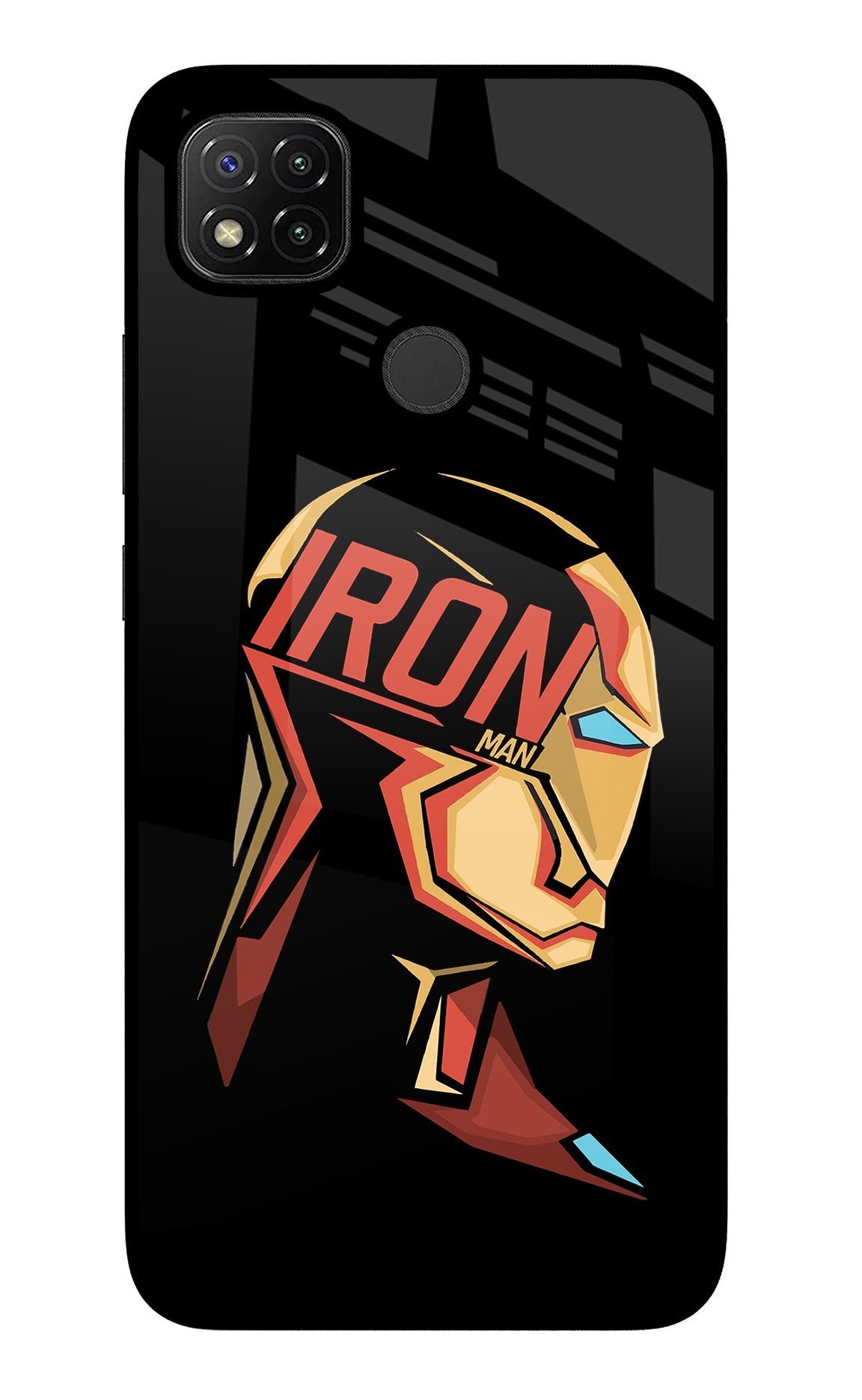 IronMan Redmi 9 Glass Case