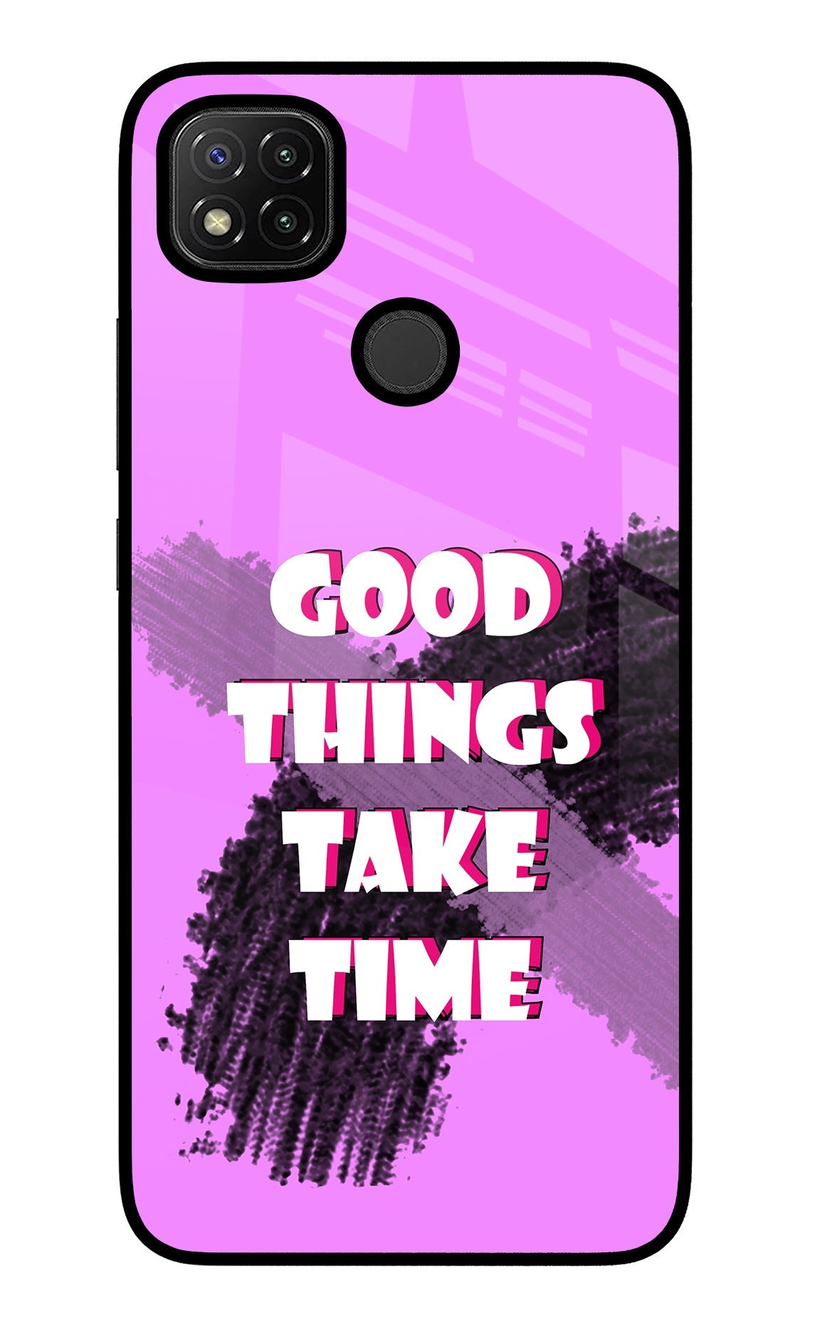 Good Things Take Time Redmi 9 Back Cover